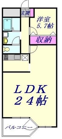 マサルマンションの物件間取画像